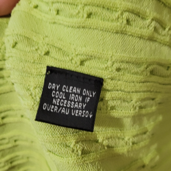 Green cable knit lime greeb tube top boob tube - Picture 4 of 8